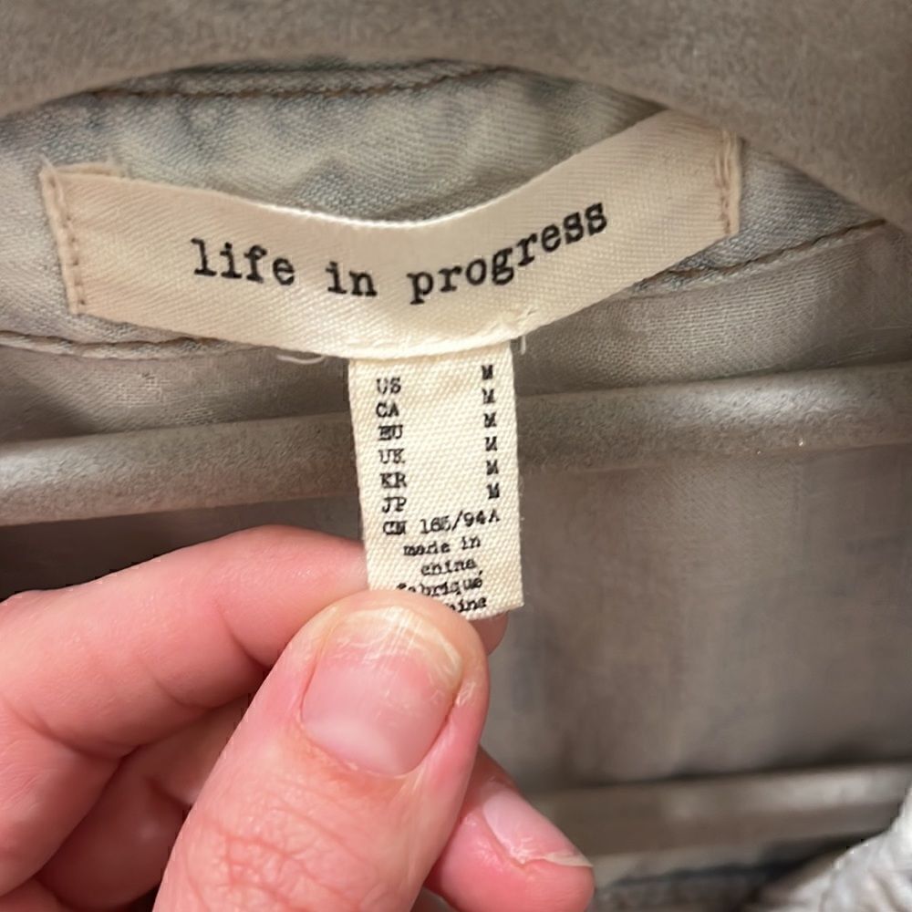 Life in progress denim blouse - Picture 2 of 4